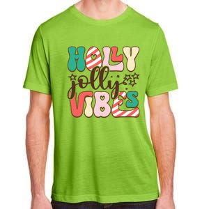 Holly Jolly Vibes Festive Artwork Adult ChromaSoft Performance T-Shirt