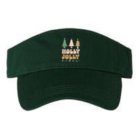 Holly Jolly Vibes Retro Groovy Visor