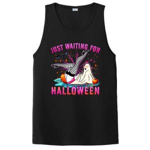 Halloween Just Waiting For Halloween Funny Dancing Ghost Gift PosiCharge Competitor Tank