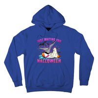 Halloween Just Waiting For Halloween Funny Dancing Ghost Gift Hoodie