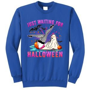 Halloween Just Waiting For Halloween Funny Dancing Ghost Gift Sweatshirt