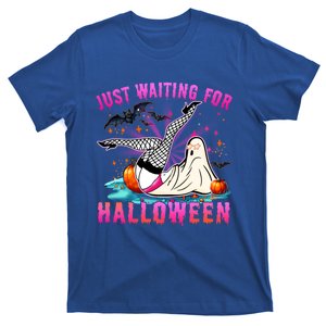 Halloween Just Waiting For Halloween Funny Dancing Ghost Gift T-Shirt