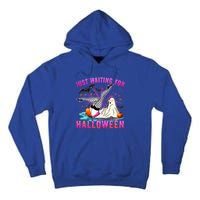 Halloween Just Waiting For Halloween Funny Dancing Ghost Gift Tall Hoodie