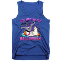 Halloween Just Waiting For Halloween Funny Dancing Ghost Gift Tank Top