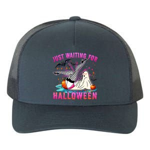 Halloween Just Waiting For Halloween Funny Dancing Ghost Gift Yupoong Adult 5-Panel Trucker Hat