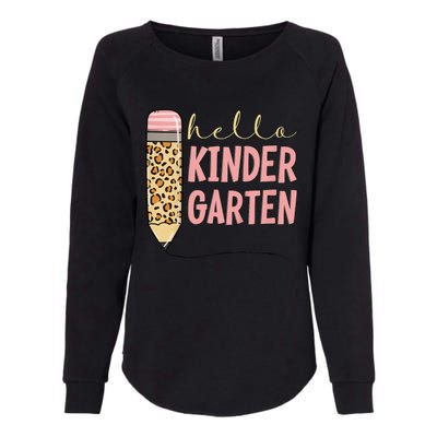 Hello Kindergarten 1st Day Of Kindergarten Pencil Womens California Wash Sweatshirt