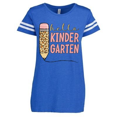 Hello Kindergarten 1st Day Of Kindergarten Pencil Enza Ladies Jersey Football T-Shirt