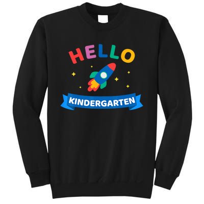 Hello Kindergarten 1st Day Back To School For Teacher Kids Sweatshirt