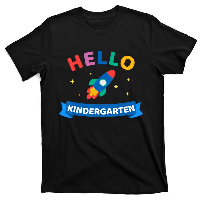 Hello Kindergarten 1st Day Back To School For Teacher Kids T-Shirt