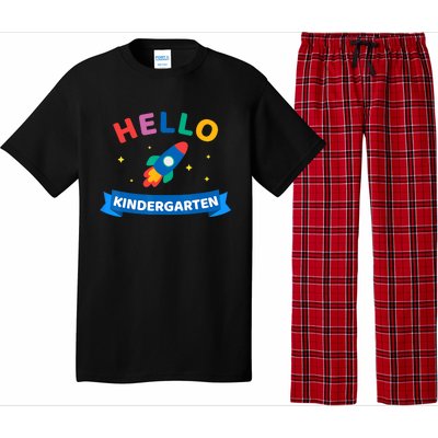 Hello Kindergarten 1st Day Back To School For Teacher Kids Pajama Set