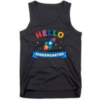 Hello Kindergarten 1st Day Back To School For Teacher Kids Tank Top