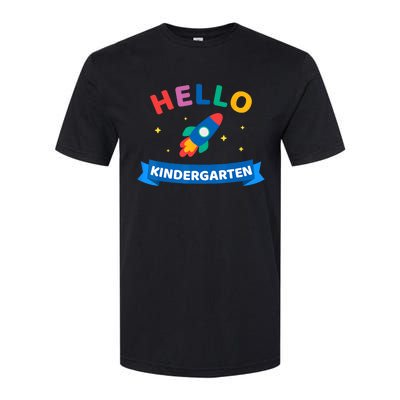 Hello Kindergarten 1st Day Back To School For Teacher Kids Softstyle CVC T-Shirt