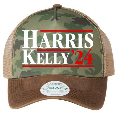 Harris Kelly 2024 For President Kamala Harris Mark Kelly Legacy Tie Dye Trucker Hat