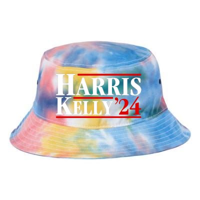 Harris Kelly 2024 For President Kamala Harris Mark Kelly Tie Dye Newport Bucket Hat