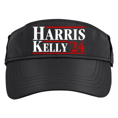 Harris Kelly 2024 For President Kamala Harris Mark Kelly Adult Drive Performance Visor