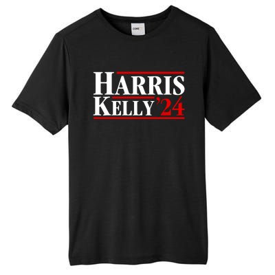 Harris Kelly 2024 For President Kamala Harris Mark Kelly Tall Fusion ChromaSoft Performance T-Shirt