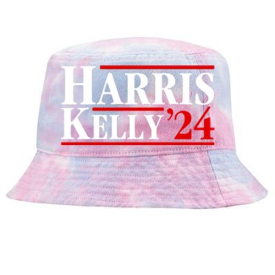 Harris Kelly 2024 For President Kamala Harris Mark Kelly Tie-Dyed Bucket Hat