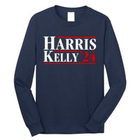 Harris Kelly 2024 For President Kamala Harris Mark Kelly Long Sleeve Shirt