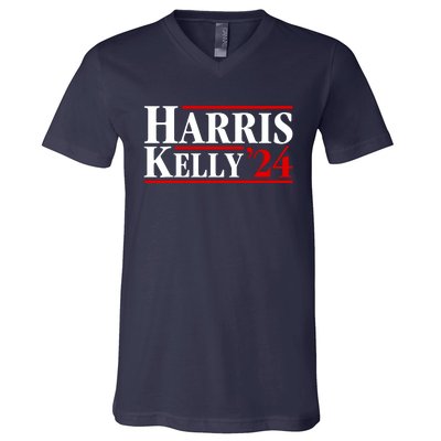 Harris Kelly 2024 For President Kamala Harris Mark Kelly V-Neck T-Shirt