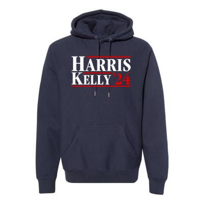 Harris Kelly 2024 For President Kamala Harris Mark Kelly Premium Hoodie