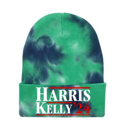 Harris Kelly 2024 For President Kamala Harris Mark Kelly Tie Dye 12in Knit Beanie