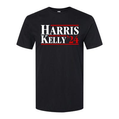 Harris Kelly 2024 For President Kamala Harris Mark Kelly Softstyle CVC T-Shirt