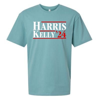 Harris Kelly 2024 For President Kamala Harris Mark Kelly Sueded Cloud Jersey T-Shirt