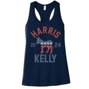 Harris Kelly 2024 For President Kamala Harris Mark Kelly Women's Racerback Tank