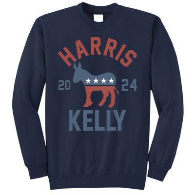 Harris Kelly 2024 For President Kamala Harris Mark Kelly Tall Sweatshirt