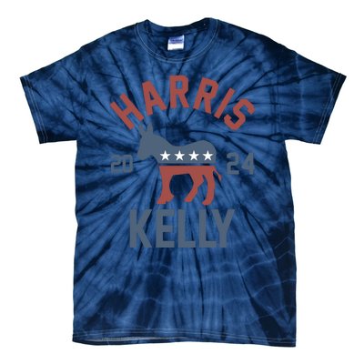 Harris Kelly 2024 For President Kamala Harris Mark Kelly Tie-Dye T-Shirt