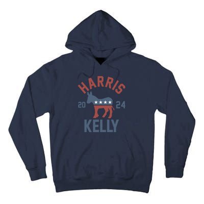 Harris Kelly 2024 For President Kamala Harris Mark Kelly Tall Hoodie