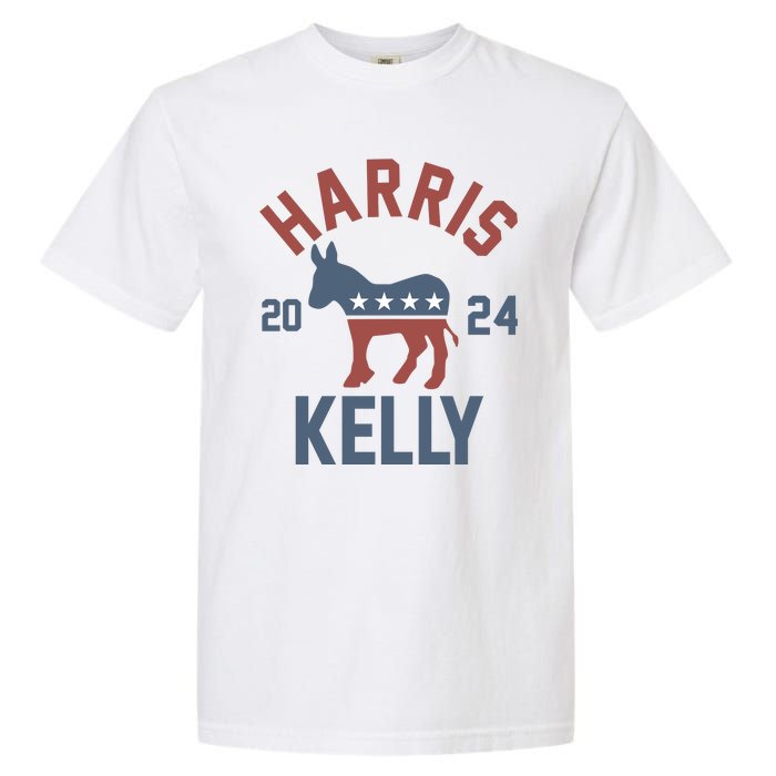 Harris Kelly 2024 For President Kamala Harris Mark Kelly Garment-Dyed Heavyweight T-Shirt