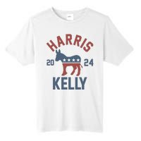 Harris Kelly 2024 For President Kamala Harris Mark Kelly Tall Fusion ChromaSoft Performance T-Shirt