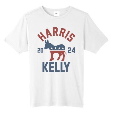 Harris Kelly 2024 For President Kamala Harris Mark Kelly Tall Fusion ChromaSoft Performance T-Shirt