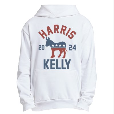 Harris Kelly 2024 For President Kamala Harris Mark Kelly Urban Pullover Hoodie