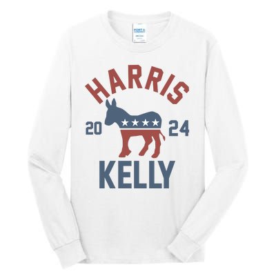 Harris Kelly 2024 For President Kamala Harris Mark Kelly Tall Long Sleeve T-Shirt