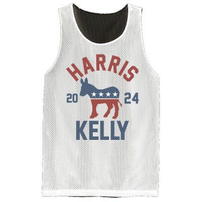 Harris Kelly 2024 For President Kamala Harris Mark Kelly Mesh Reversible Basketball Jersey Tank