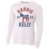 Harris Kelly 2024 For President Kamala Harris Mark Kelly Cooling Performance Long Sleeve Crew