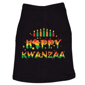 Happy Kwanzaa 2024 African American Family Black History Doggie Tank