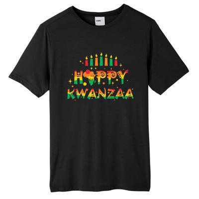 Happy Kwanzaa 2024 African American Tall Fusion ChromaSoft Performance T-Shirt