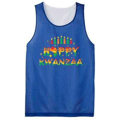 Happy Kwanzaa 2024 African American Mesh Reversible Basketball Jersey Tank