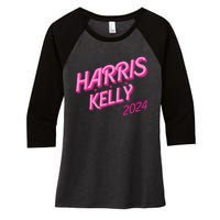 Harris Kelly 2024 Women's Tri-Blend 3/4-Sleeve Raglan Shirt