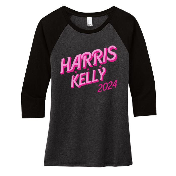 Harris Kelly 2024 Women's Tri-Blend 3/4-Sleeve Raglan Shirt