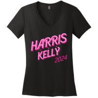 Harris Kelly 2024 Women's V-Neck T-Shirt