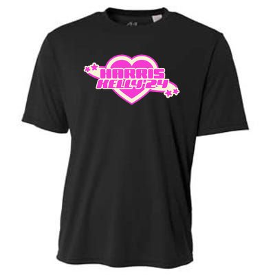 Harris Kelly 2024 Trendy Heart Girly Democrat Cooling Performance Crew T-Shirt