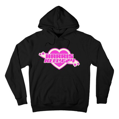 Harris Kelly 2024 Trendy Heart Girly Democrat Hoodie