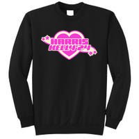 Harris Kelly 2024 Trendy Heart Girly Democrat Sweatshirt