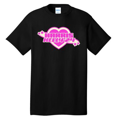 Harris Kelly 2024 Trendy Heart Girly Democrat Tall T-Shirt