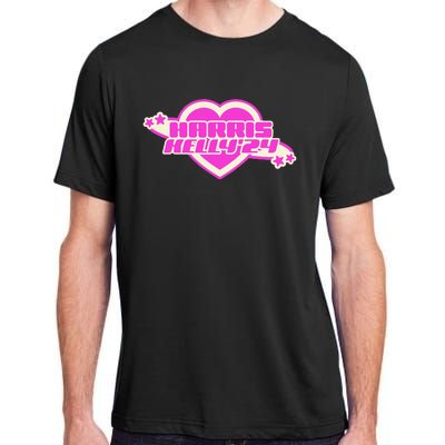 Harris Kelly 2024 Trendy Heart Girly Democrat Adult ChromaSoft Performance T-Shirt