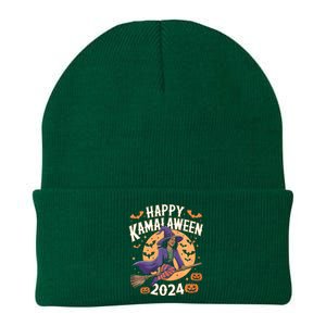 Happy Kamalaween 2024 Witch Knit Cap Winter Beanie